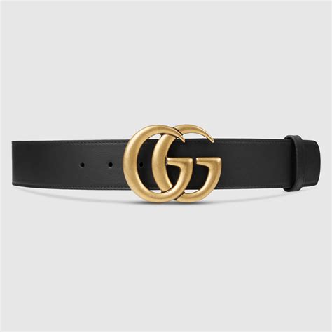 women's thin black gucci belt.